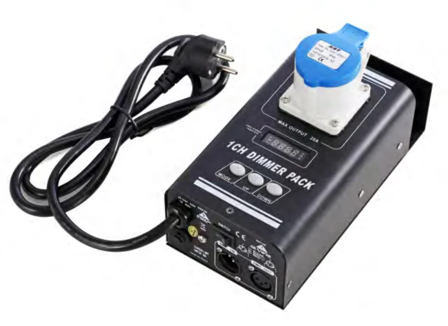 1 Channel Digital Dimmer Pack with DMX 512 High Speed CPU Controller Lighting Console Memory in Stock for Stage Lighting Control