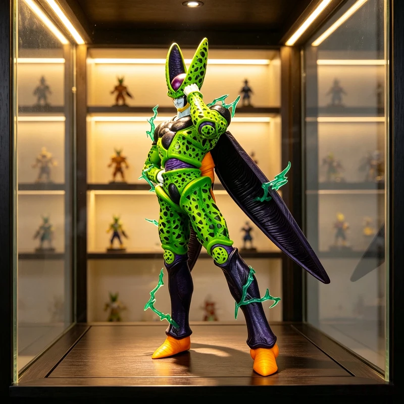 Dragon Ball Cell Statue Figure 36cm PVC Single Character Desktop Ornament Anime Trendy Model Collectible for Anime Fans