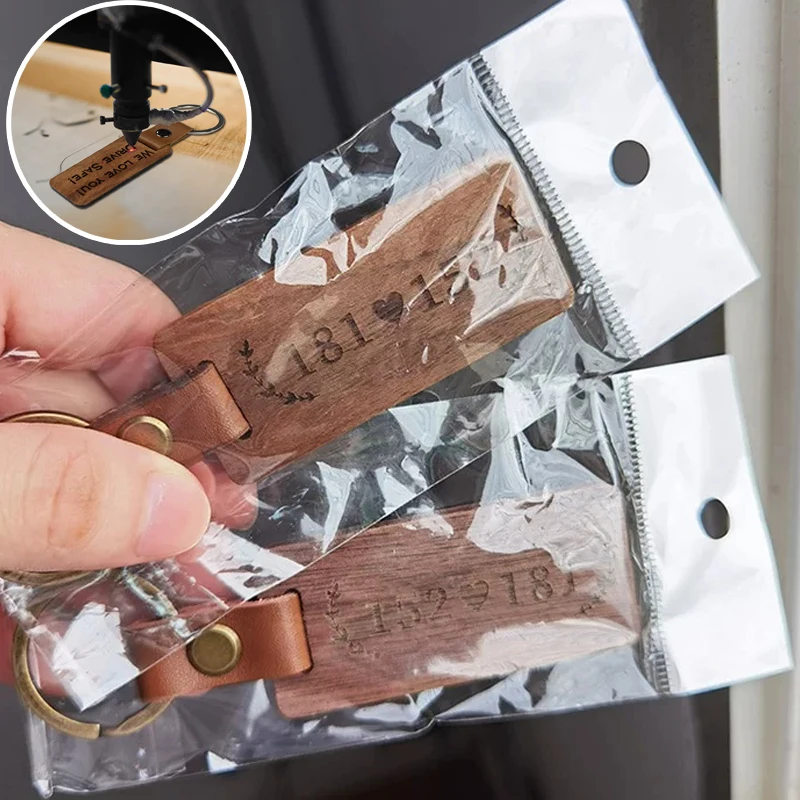 未加工の木製キータグブランク、手作りキーホルダー、diy装飾キーチェーン用品、パーソナライズされたロゴ、テキスト、パターン作成クラフト用