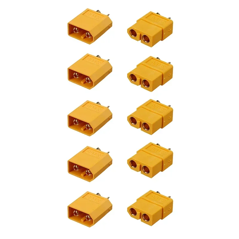 10 قطعة/الوحدة عالية الجودة URUAV XT60 ذكر أنثى موصلات مقابس الطاقة مع أنبوب الانكماش الحراري لبطارية ليبو