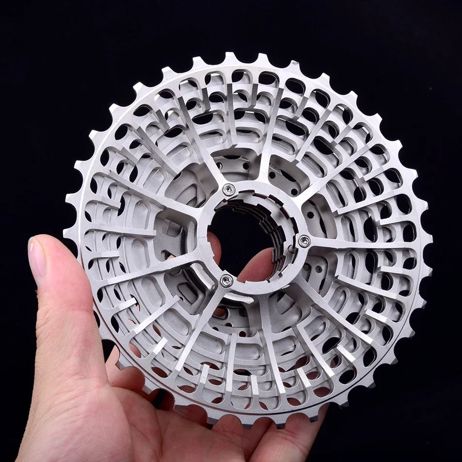 Free Shipping GOLDIX Ultralight 11/12 Speed ROAD Bicycle Cassette 28/32/34/36T Ultralight K7 CNC Flywheel 11/12 Speed Freewheel