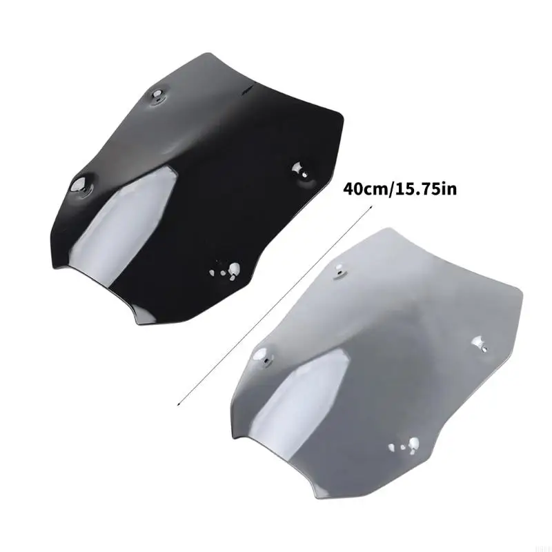 Tall Clearness Motorbike Windshield Double Position Mounting Structure Effect Resistant ABS Substance H9EE