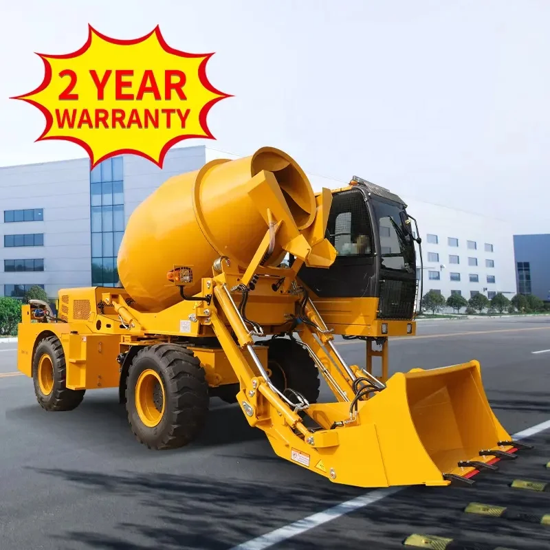 Customized EPA Euro 5 China Manufacturer Mobile Self Loading Concrete Mixer Truck For Sale