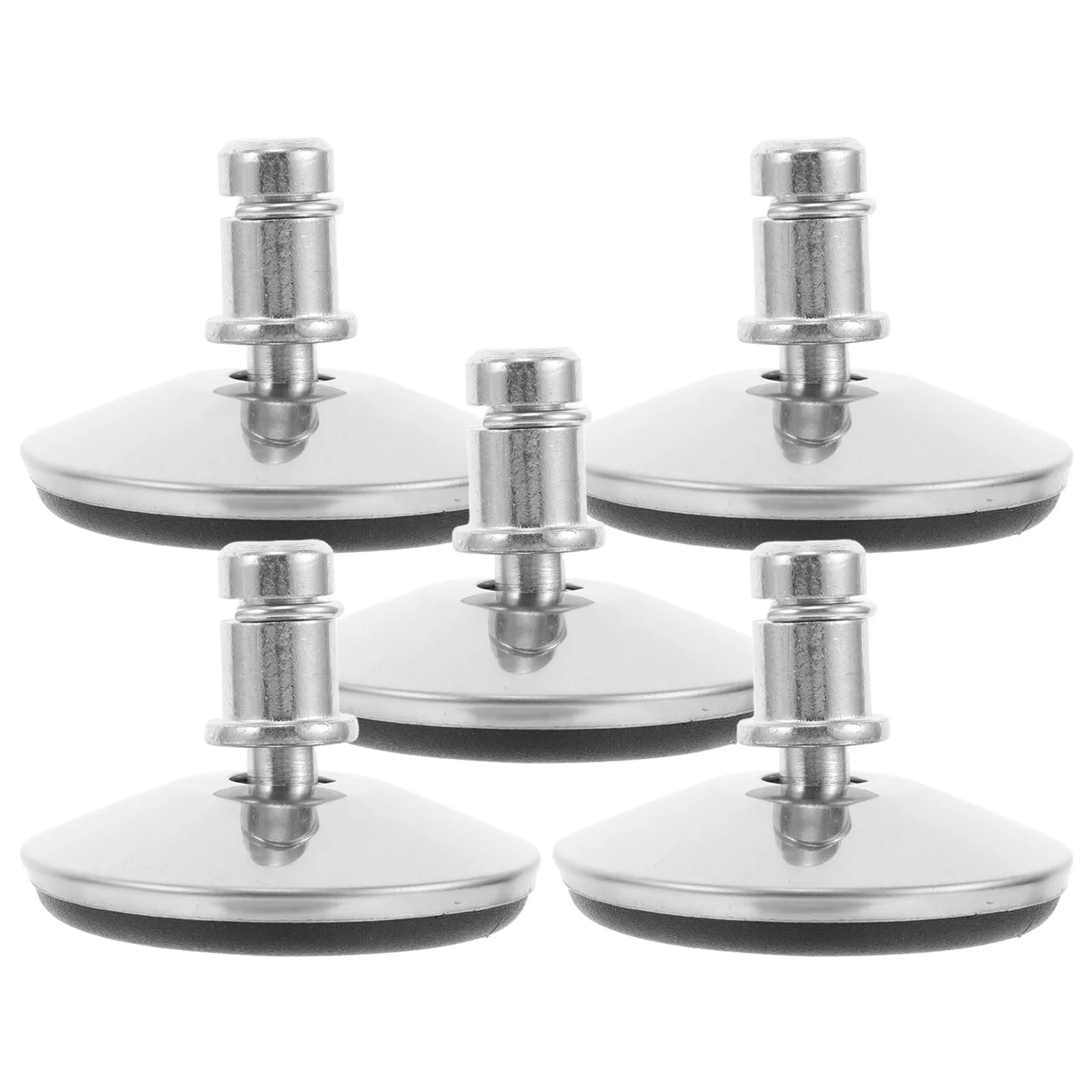 

5pcs Heavy Duty Adjustable Furniture Feet Office Leveling Legs Swivel Floor Protector Durable Metal Chair Glides For Under Desk