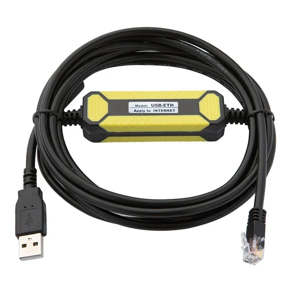 USB-ETH USB Convert To Ethernet port For Siemens HMI S7-200 Smart S7-1200/1500 FX5U Series Industrial Grade Programming Cable