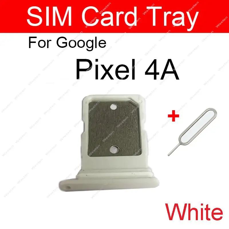 Vassoio SIM Per Google Pixel 7a – Sostituzione Originale Con Pin Di Espulsione Incluso (Argento)