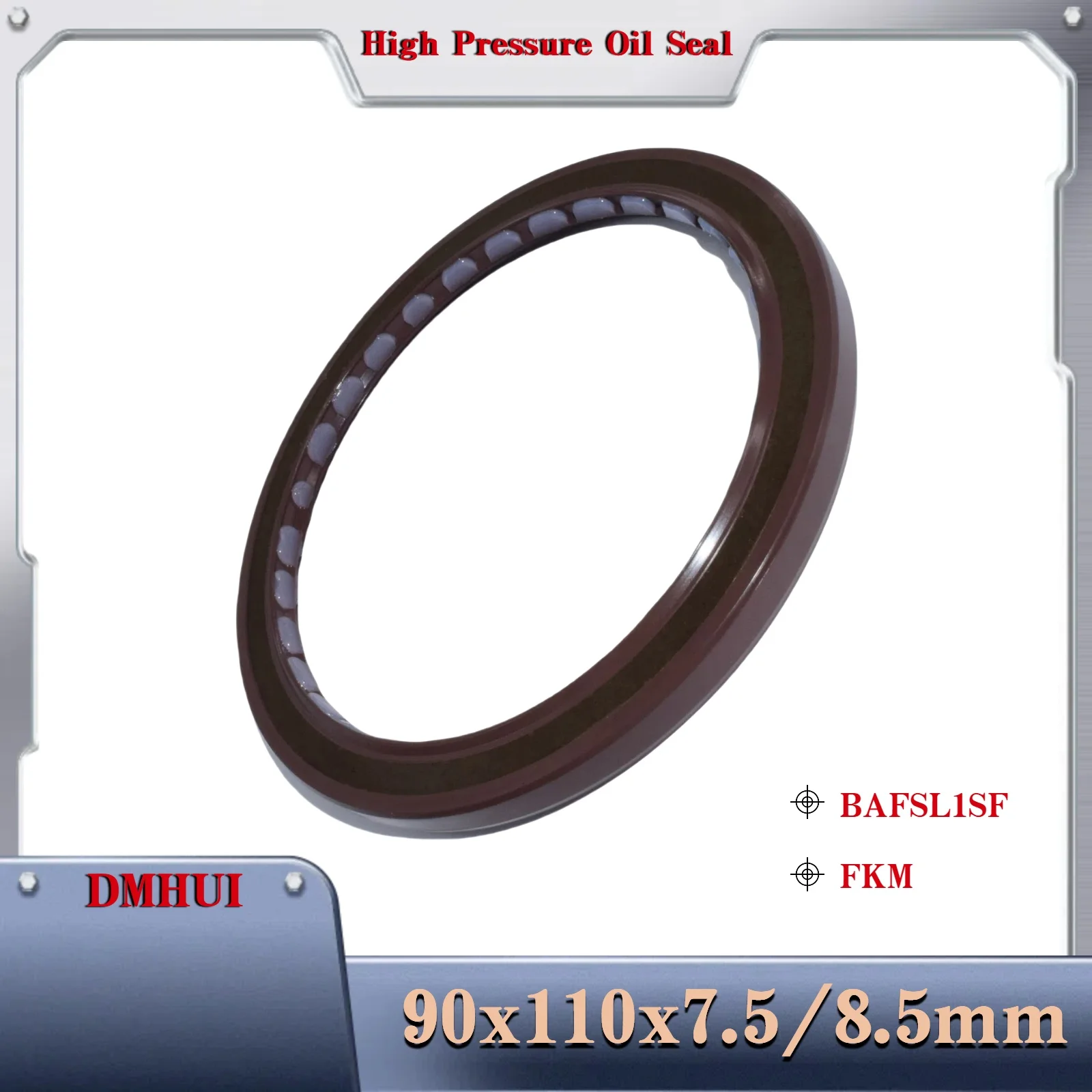 

90X110X7.5/8.5 FIT FOR R910667447 R900029082 Hydraulic pump oil seal for Rexroth BAFSL1SF/FKM 90x110x7.5/8.5