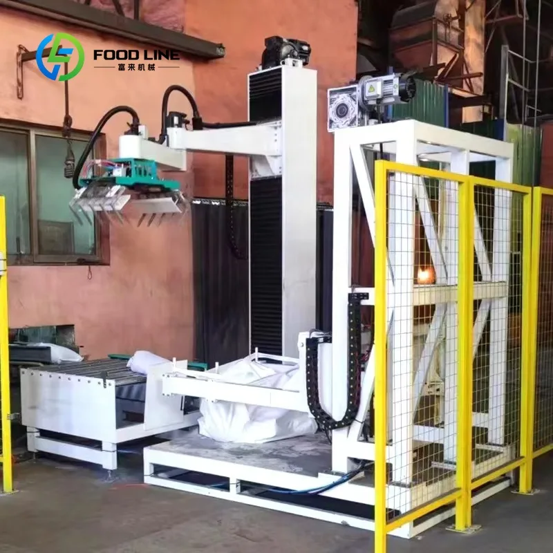 Heavy Duty Column Palletizer Touch Screen Control Fast Stacking Speed Factory Warehouse Packaging Machine New Arrival Customized