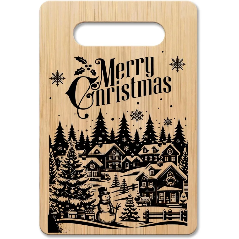 

Christmas Cutting Board For Kitchen, Merry Christmas Charcuterie Board, Xmas Gifts For Women Family Friends Neighbors, Xmas Tree