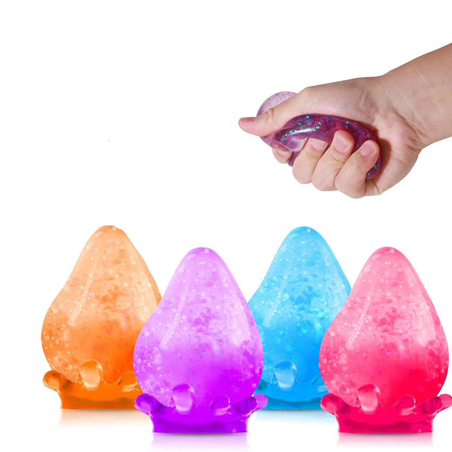 Dromerige waterdruppel Maltose knijpmuziek, draagbaar hulpmiddel voor het verlichten en ventileren van vingers