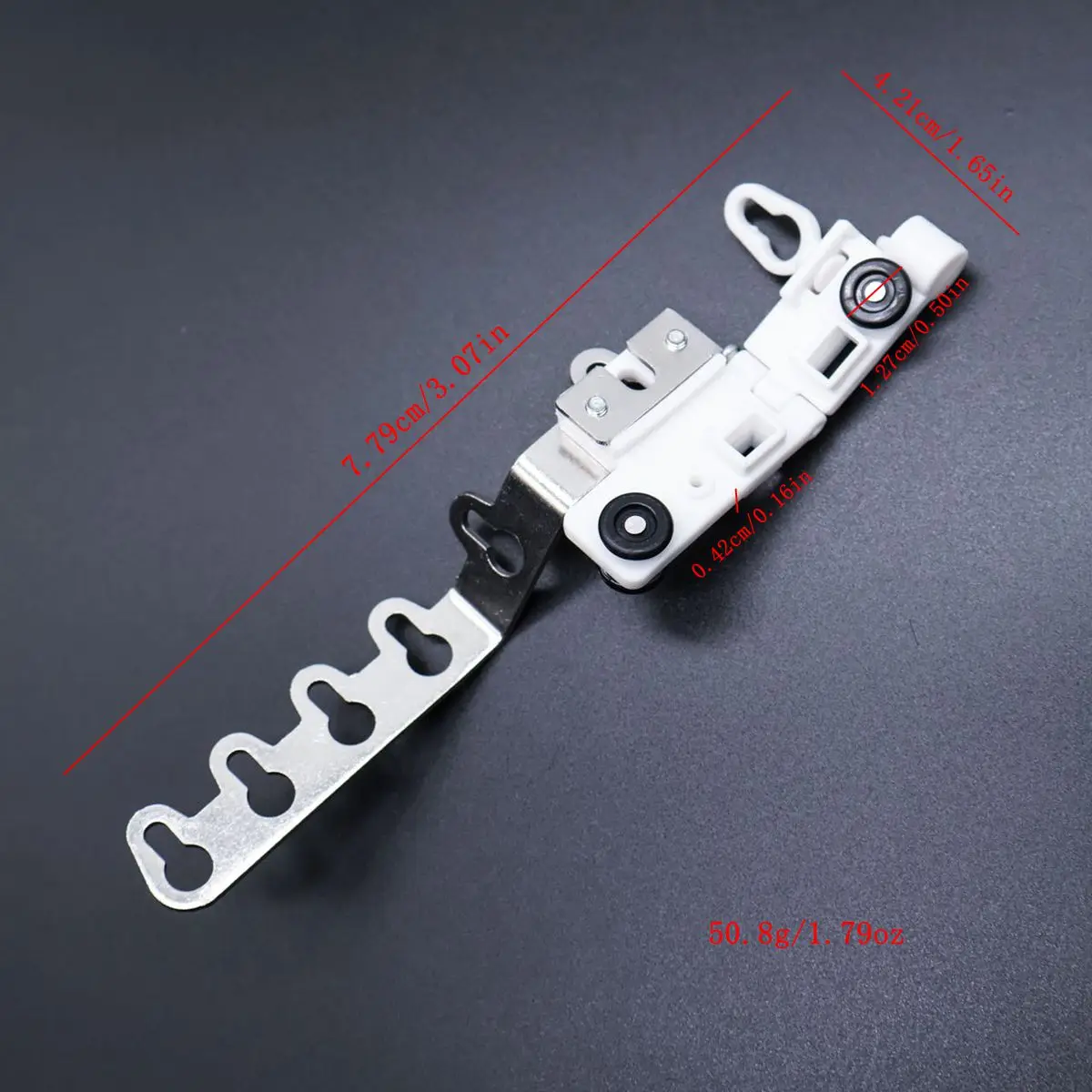 2 Sets of Snake-Shaped Curtain Cross Rails with Long and Short Arms, Stainless Steel Lingdi Track Opening and Closing Curtain Electric Curtain Accessories, New Shangfei Slide Rail