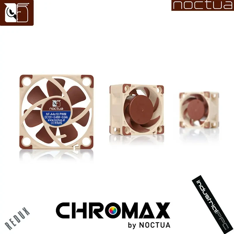 Noctua NF-A4x10 PWM 3pin/4pin 12V/5V Case Fan 40x40x10mm Thin Fan PWM Intelligent Temperature Control Ultra Small Fan