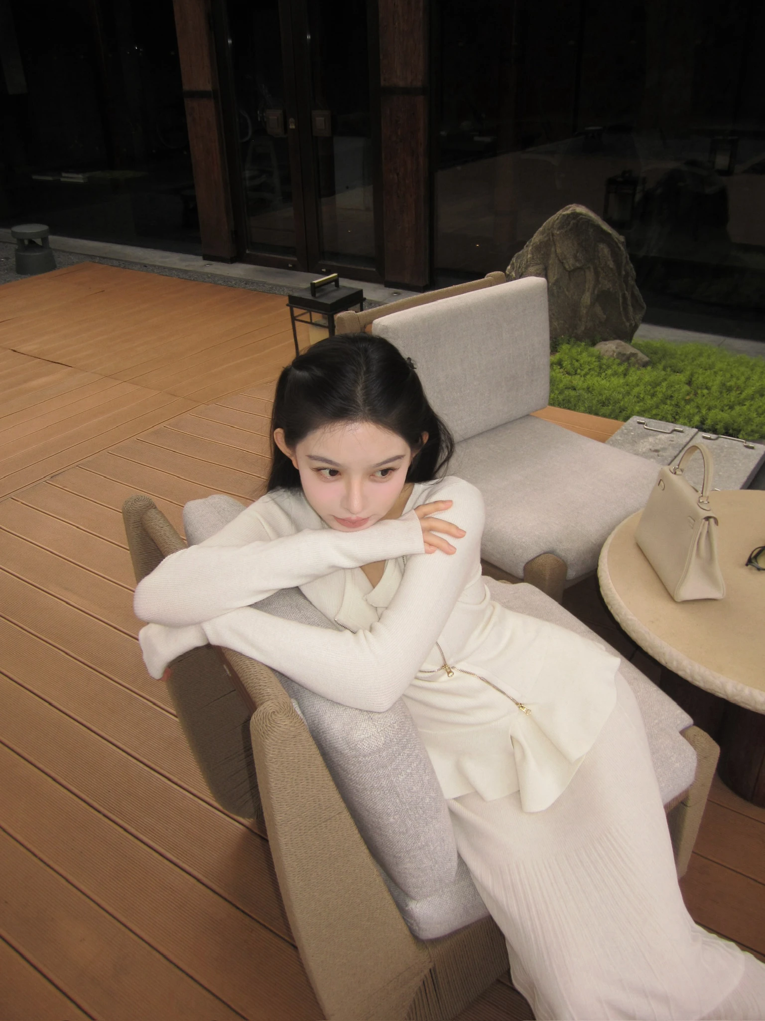 

Woppei Casual Knitted Open Cardigan Women's Faion oulder Length Sve Long Zipper Closure Regular Fit Autumn Top