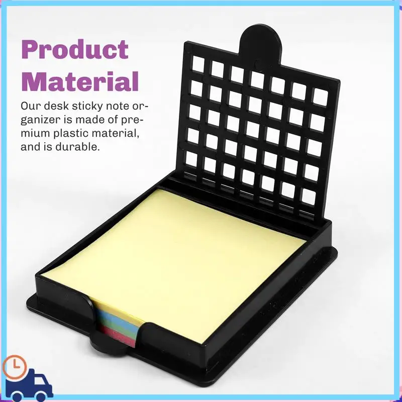 Latest Multifunctional Note Holder With Stencil For 3X3 Inch Self-Sticky Notepad,  Dispenser And Clip