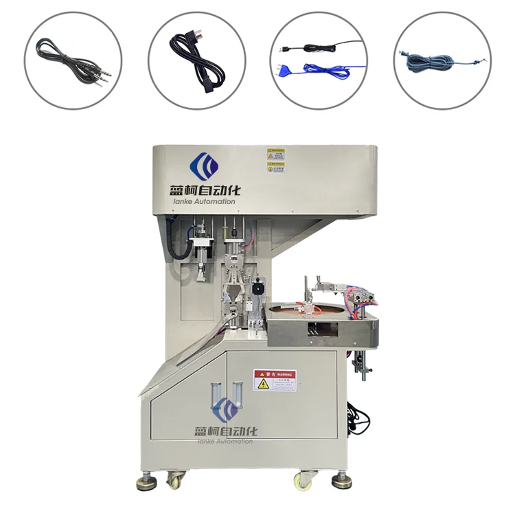 Wire Coil Winding and Binding Machine Full Automatic Twist Tie Machine for Power Plug Cables