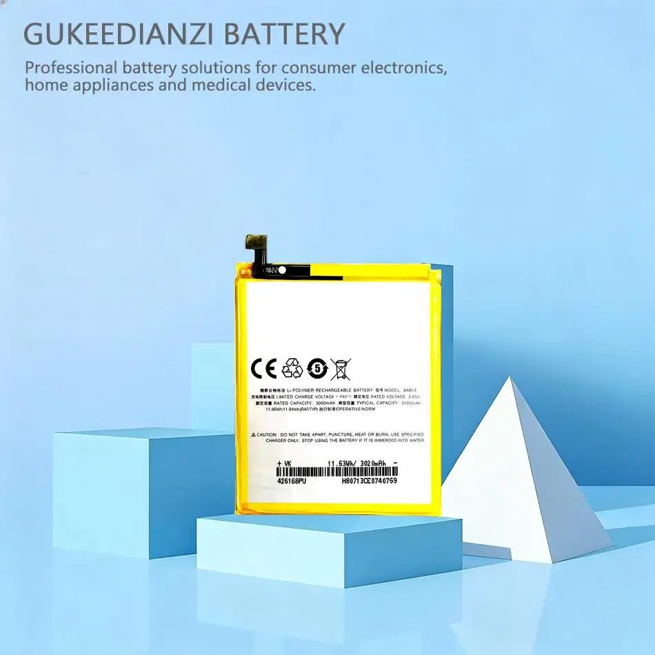 

Аккумулятор для мобильного телефона 3100 мАч для Meizu V8 Pro M813Q M8 M813H BA813 Stable