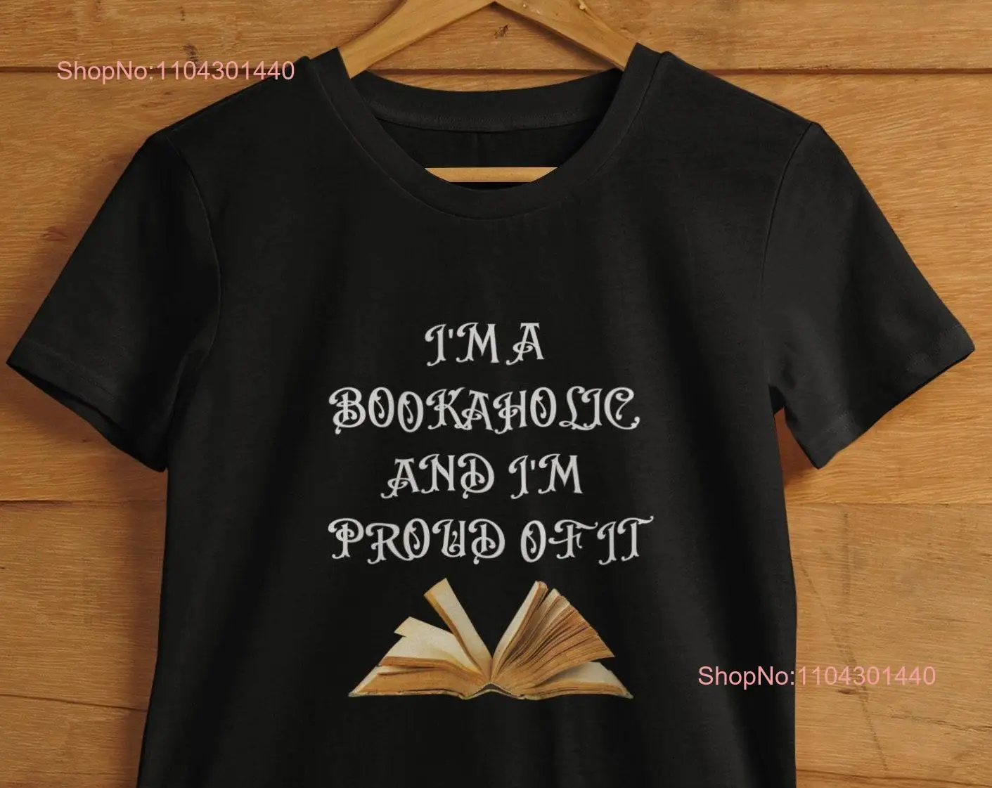 Bookaholic And Proud Of It T Shirt Bookworm Funny For Book Lovers Reading Bookish Bookclub long or short sleeves