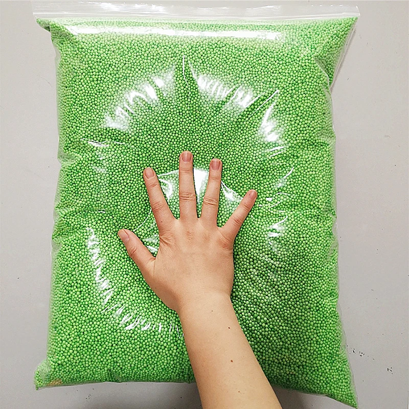 250 gr/beutel 2-4mm Schaumpartikel Mini Farbige Flasche Dekoration Kissen Sofa Füllstoff DIY Dekoration – Detail 2