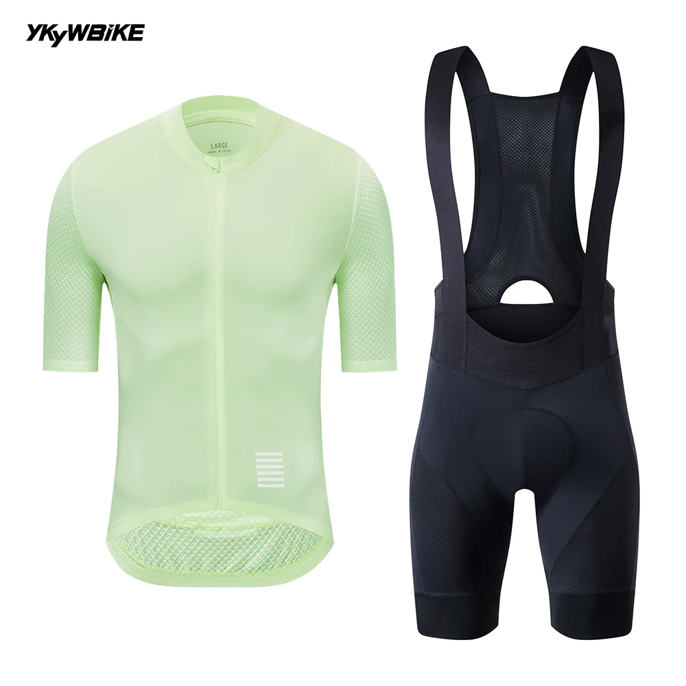 Ykyw Männer Radfahren Kurzarm Trikot Kleidung Set Sommer atmungsaktiv MTB Radsport Träger hose Fahrrad hose Kit Fahrrad anzug Maillot – Detail 17