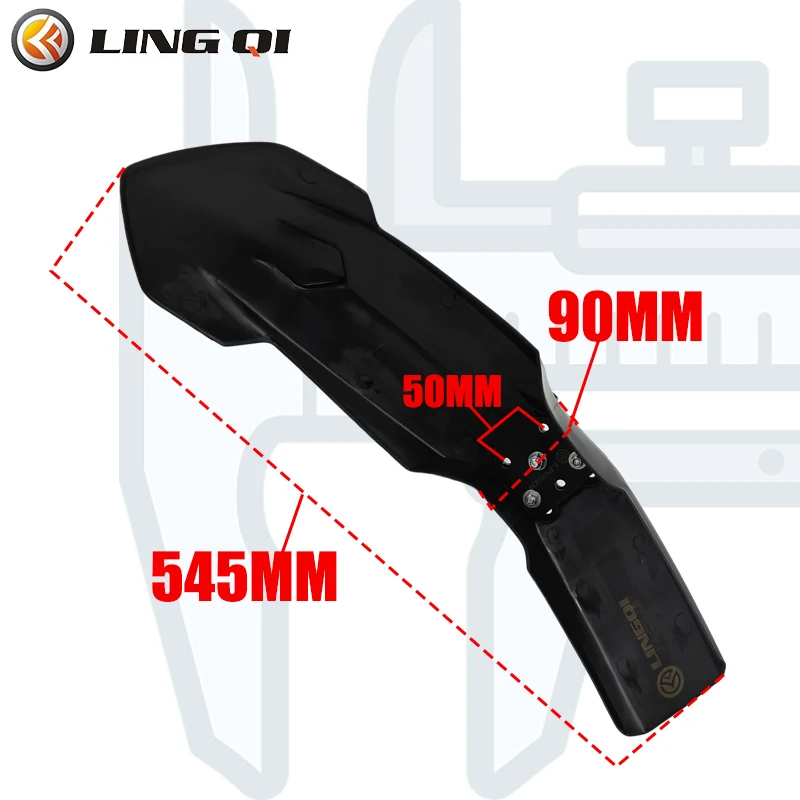 Electric Motorcycle Upgrades Second Front Mudguard Plastic Kit For  Light Bee X Dirt Bike Motocross
