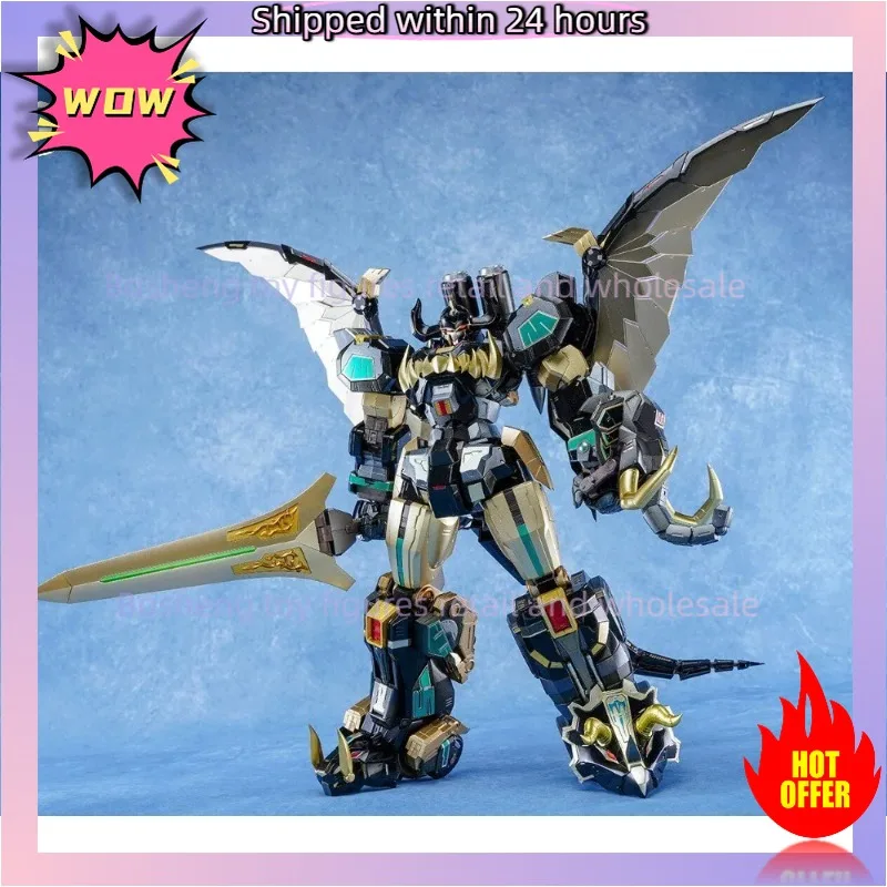 28cm G-01 G-02 Dinosaur Squad Extraordinary Squad Dino Megazord Mech Mobile Finished Model Restoration Version Can Combine