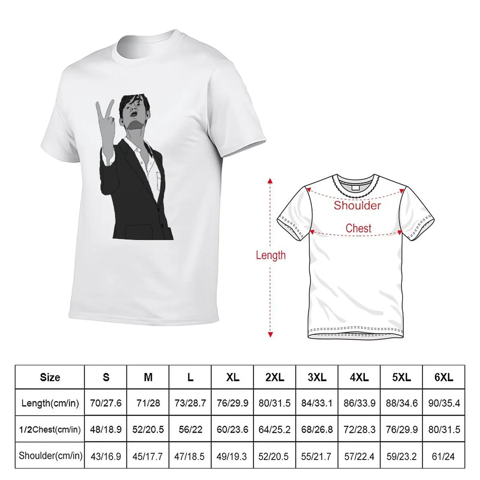 New Jarvis Cocker Black & White T-Shirt T-shirt short cute clothes black t shirts for men