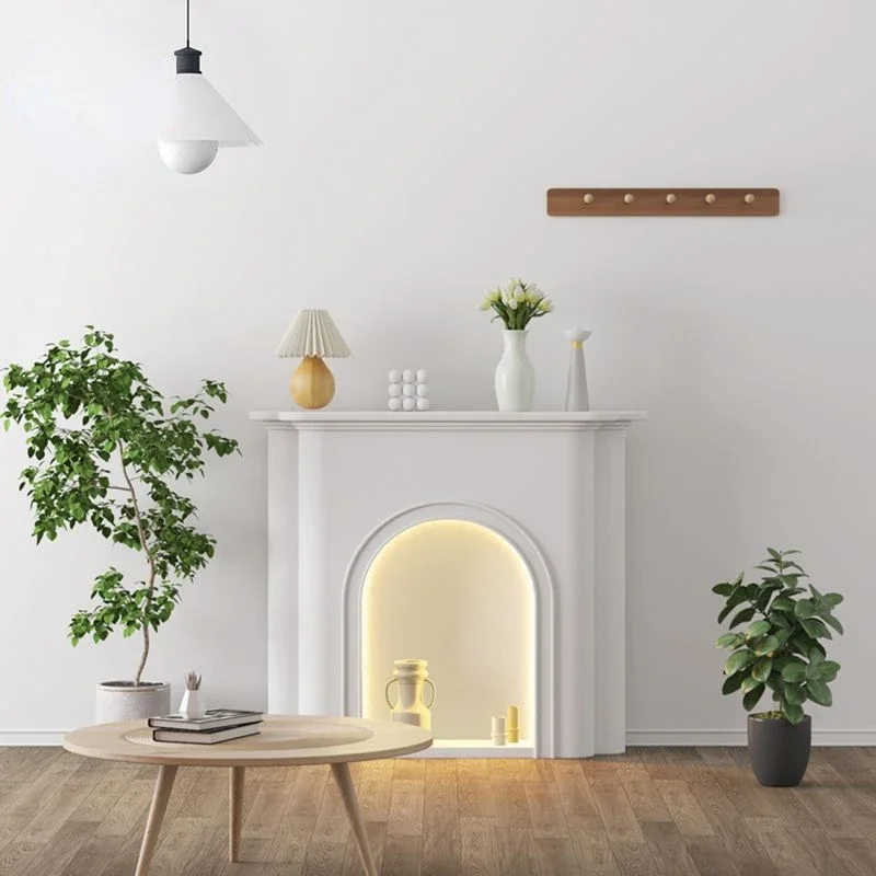 New Style Entrance Console Table European Modern Minimalist MDF Console Table Living Room Long Side Table LED Home Furniture