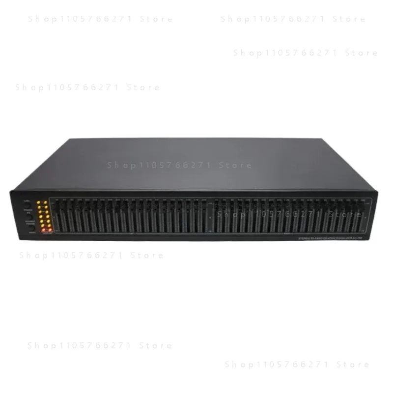 Dual 20 Segment Stereo Equalizer Amplifier Preamp EQ Tone Treble Midrange Bass 40-Band Equalizer Built-In Bluetooth EQ-799