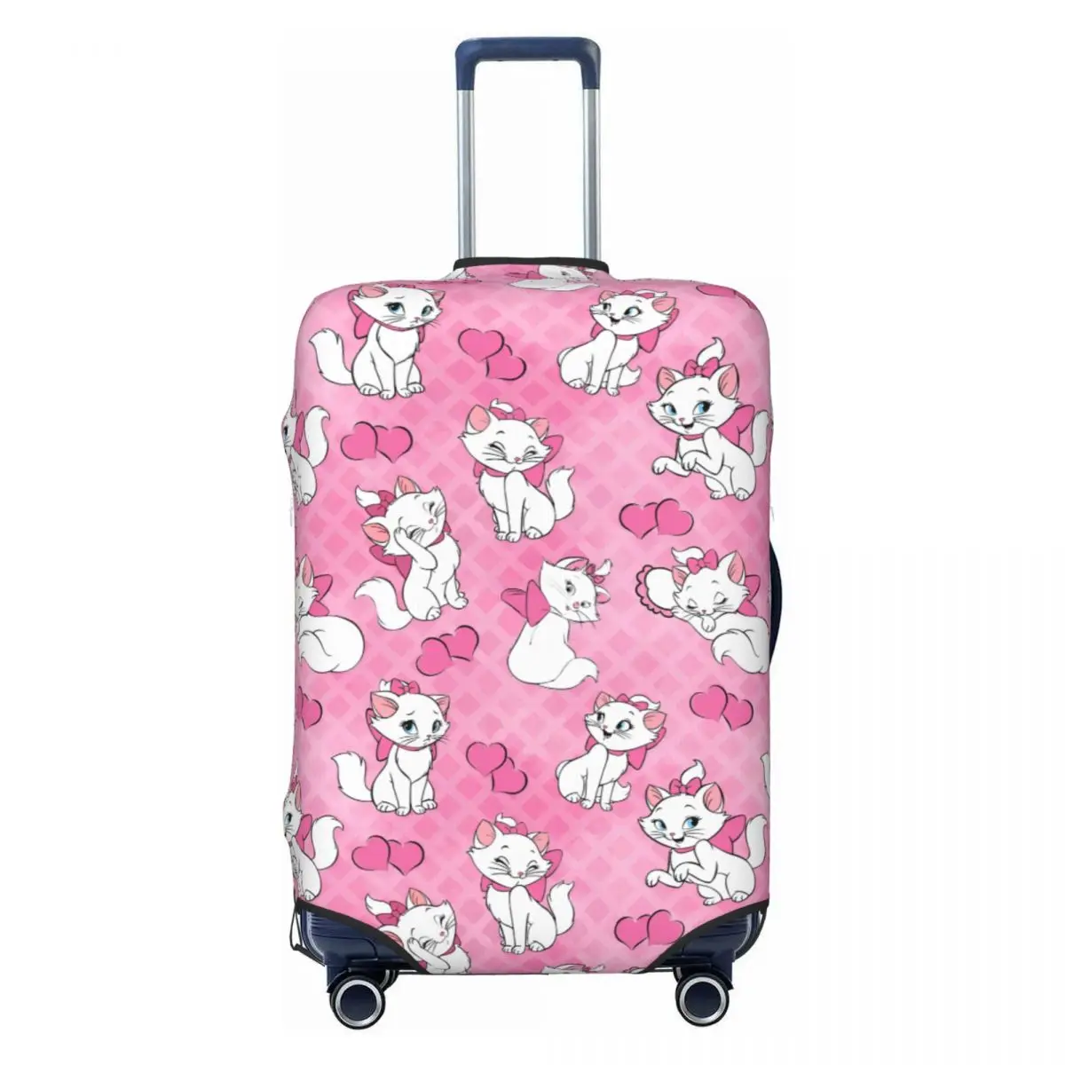 

Aristocats Marie Cat Suitcase Cover Animal Print Business Holiday Useful Luggage Supplies Protection