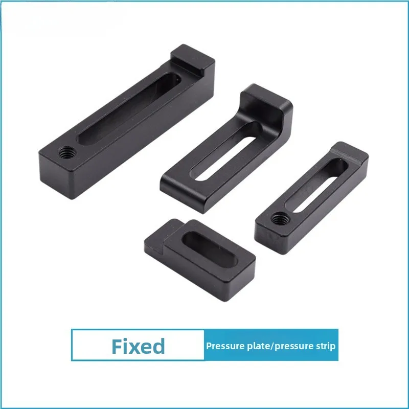 L-shaped universal base pressure strip, platform vertical clamping locking adjustment experimental pressure block