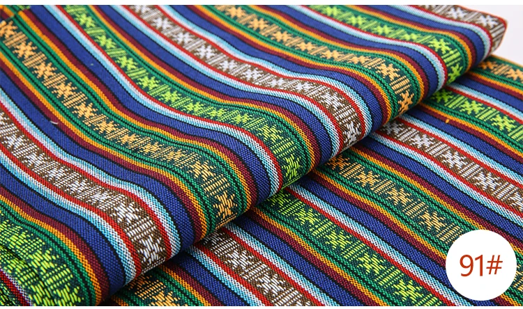 Teramila Baumwoll-Leinen-Stoff im Ethno-Stil für Hotel- und Bar-Tischdecken, Kissen, Sofabezüge, Textil-Patchwork, Vorhänge und Dekorationsmaterialien – Detail 32