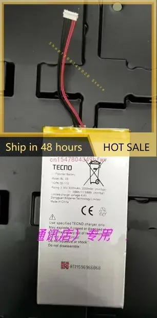 

Аккумулятор 3050 мАч, 3,85 В для мобильного телефона TECNO BL-S9, запасные части