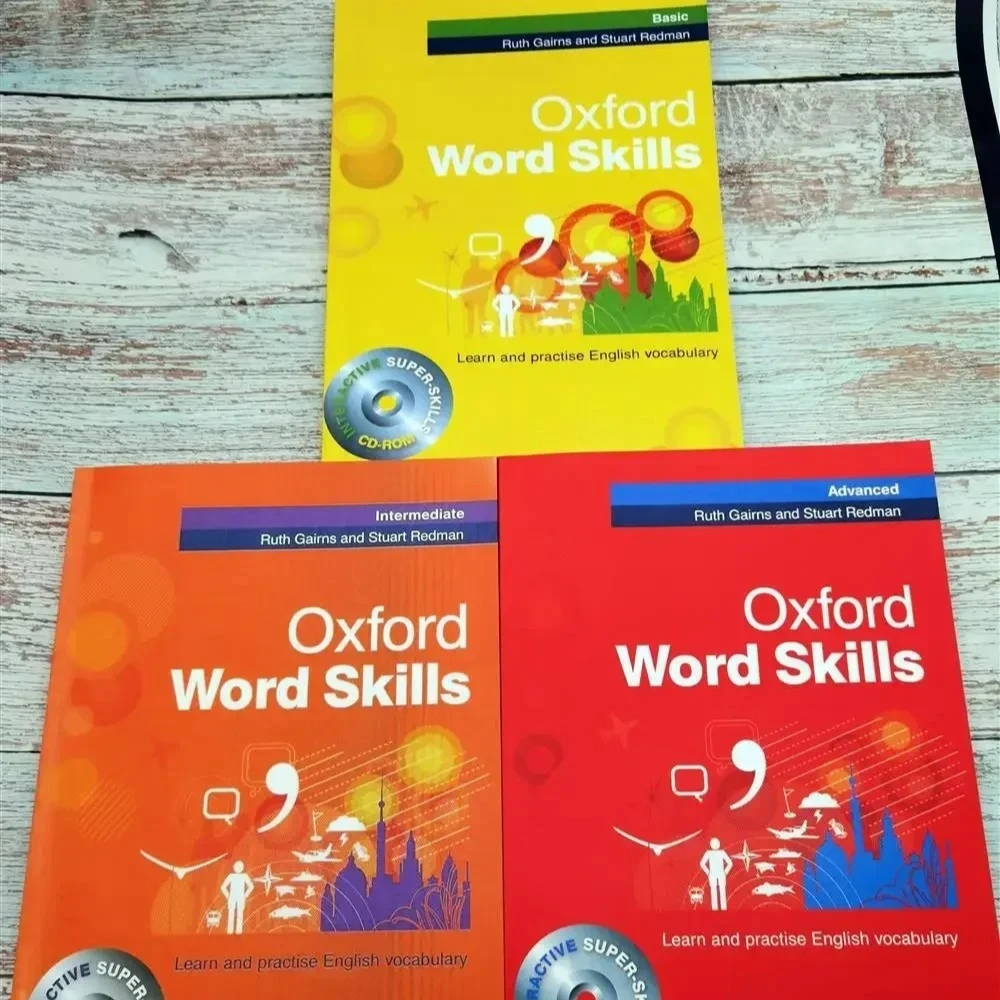 

Полноцветный учебник-рабочая тетрадь Oxford Word Skills: Изучение и практика английского словарного запаса (начальный, средний, продвинутый уровни)