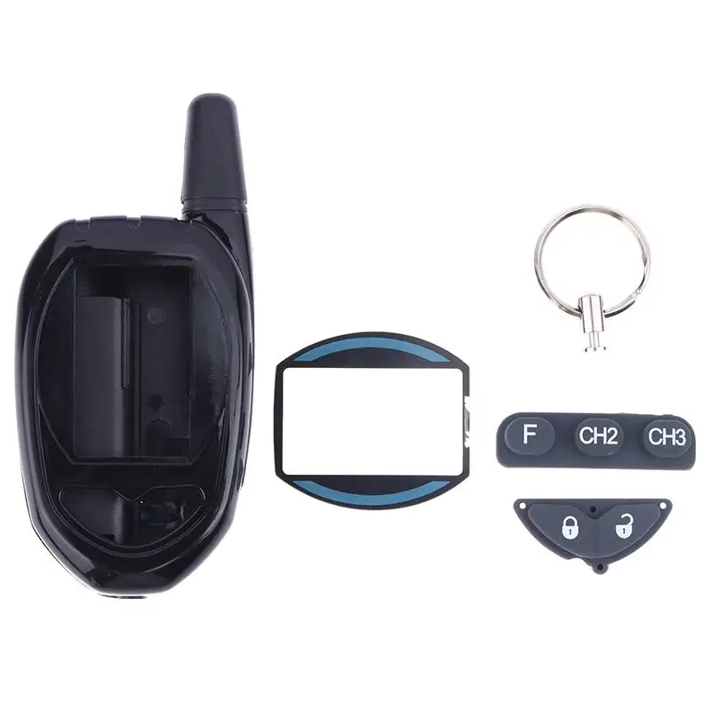 Чехол-брелок для ключей ZX-1055 для Sheriff Two-Way ZX1055 ZX1050 ZX925, крышка с ЖК-дисплеем и пультом дистанционного управления Чехол-брелок для ключей ZX-1055 для Sheriff Two-Way ZX1055 ZX1050 ZX925, крышка с ЖК-дисплеем и пультом дистанционного управления