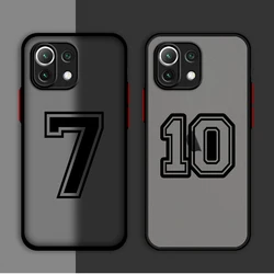 Basketball celebrity numbers Phone Case for Xiaomi Redmi Note 11 Pro 5G 12S 11S 12 13 11 Pro Plus 10S 10 9 7 8 Pro 13 4G Cover