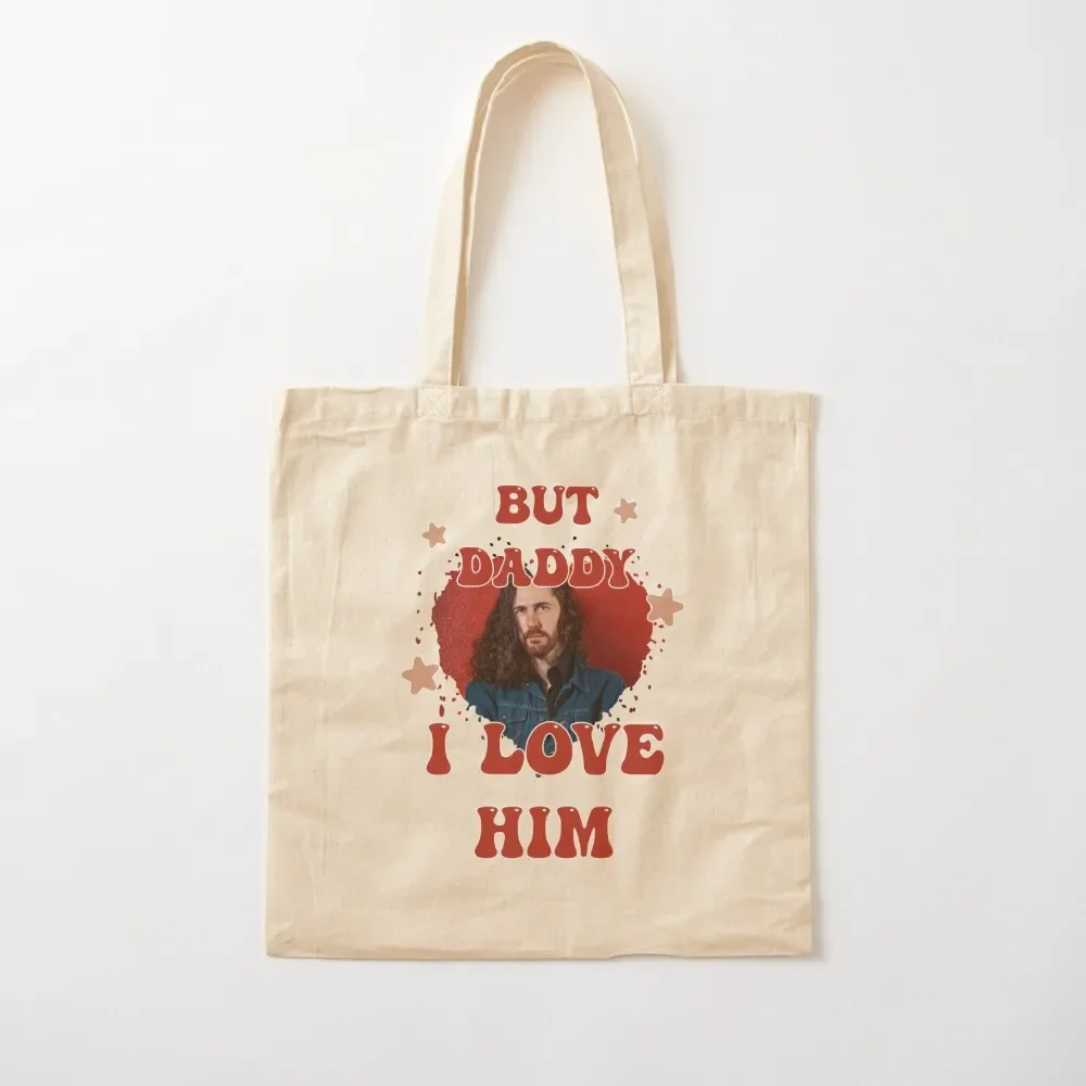 Hozier Daddy I Love Him Tote Bag shopping bag logo cute tote bag Canvas