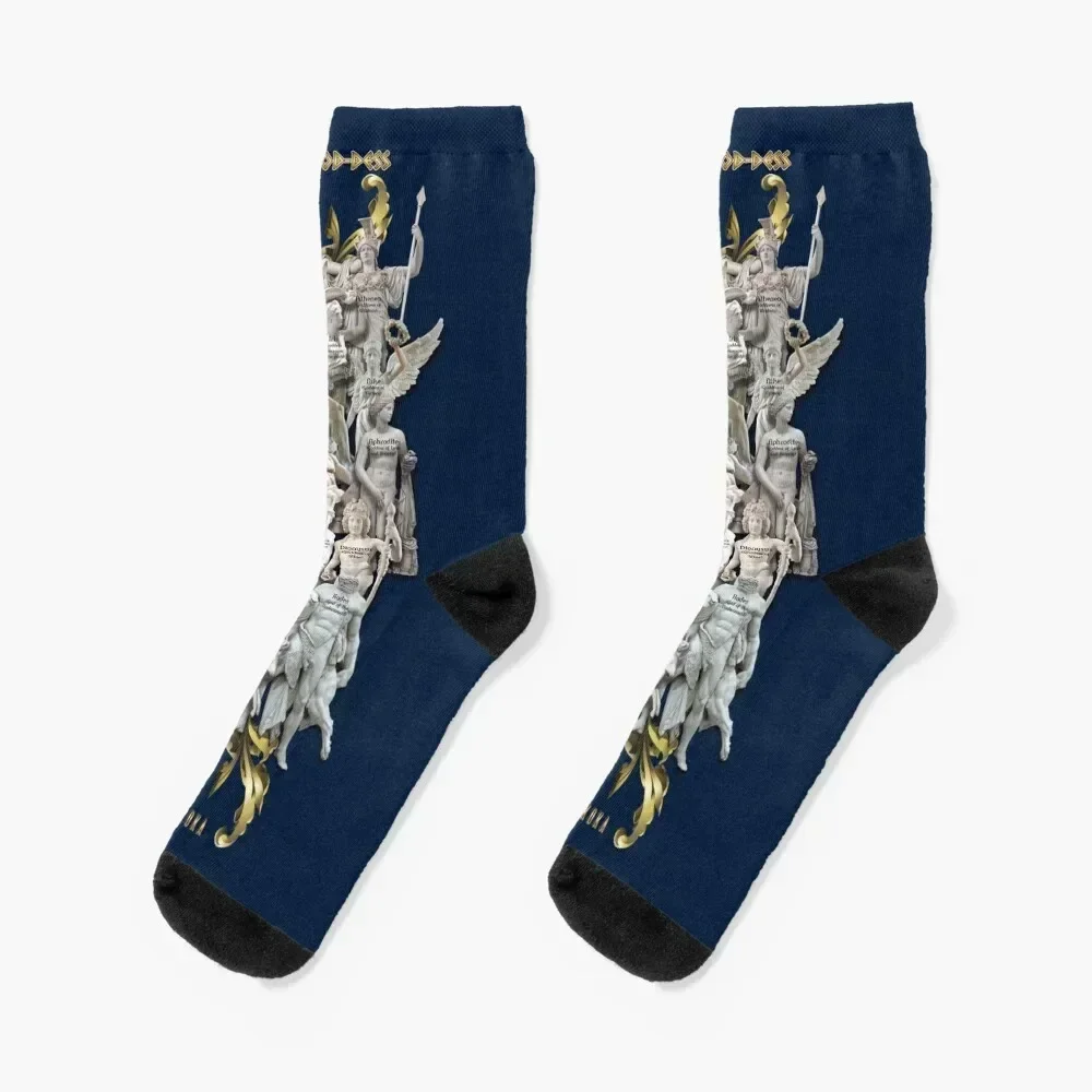 Greek Gods - Greek Gods Socks Stockings compression designer brand Socks Woman Men's