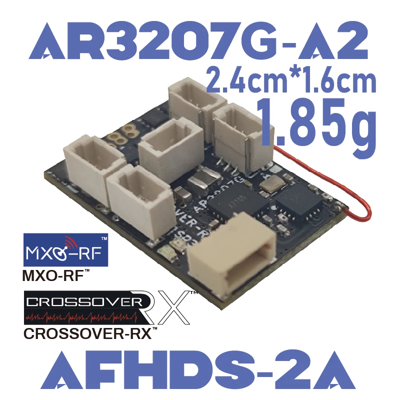 CROSSOVER-RX AR3207G-A2/A2+(FLYSKY-AFHDS-2A) Built-in brushless ESC/GYRO/SR3X/7CH MicroRX/TELEM