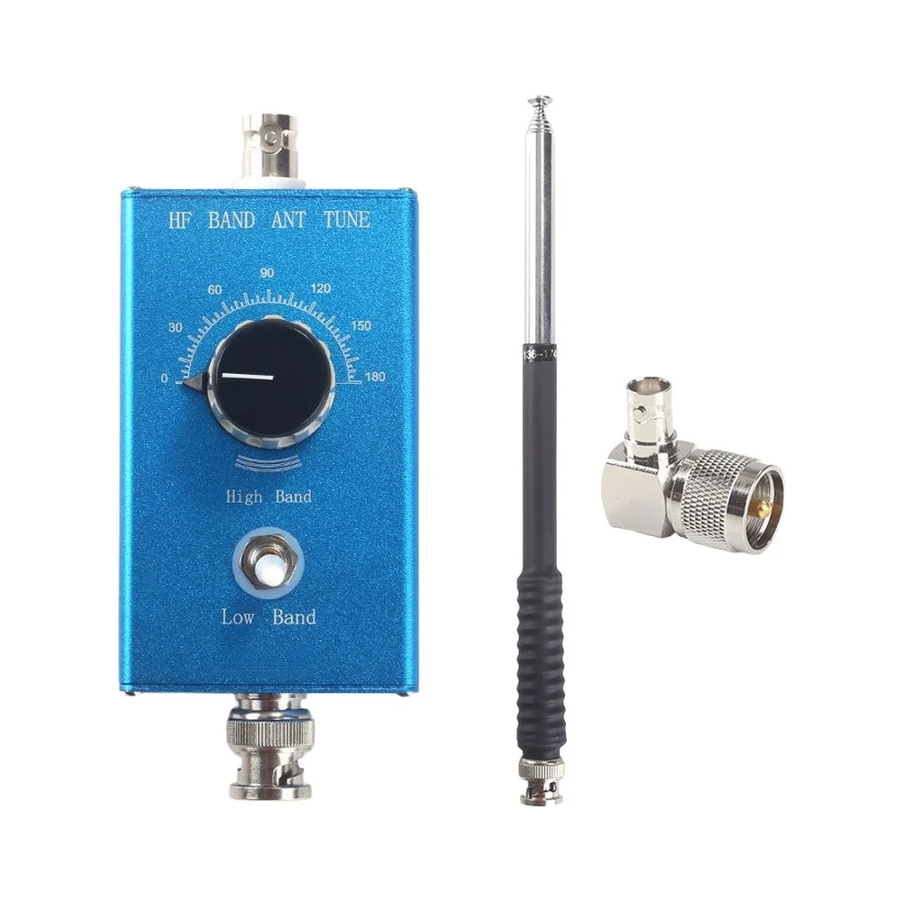 20W Portable Shortwave Transceiver Tuner With Adjustable Telescopic For Antenna For HF Radio Communication And For Amateur Field
