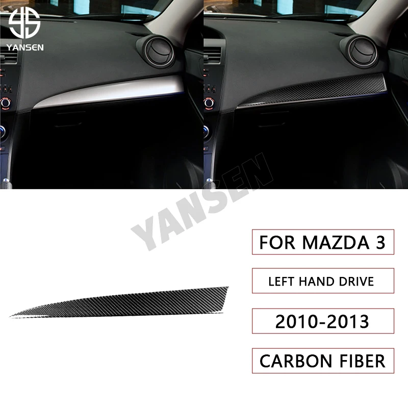 

Car Console Center Dashboard Cover Trim Sticker For Mazda 3 Axela 2010 2011 2012 2013 Car Interior Accessories