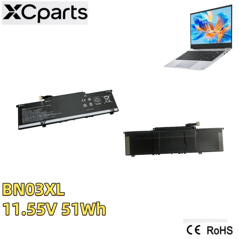 New BN03XL Battery Laptop For HP Envy x360 13-ay00001nd 15m-ee0013dx HSTNN-DB9N HSTNN-OB1O L77034-005 L76965-2C1 TPN-C145 6Cell