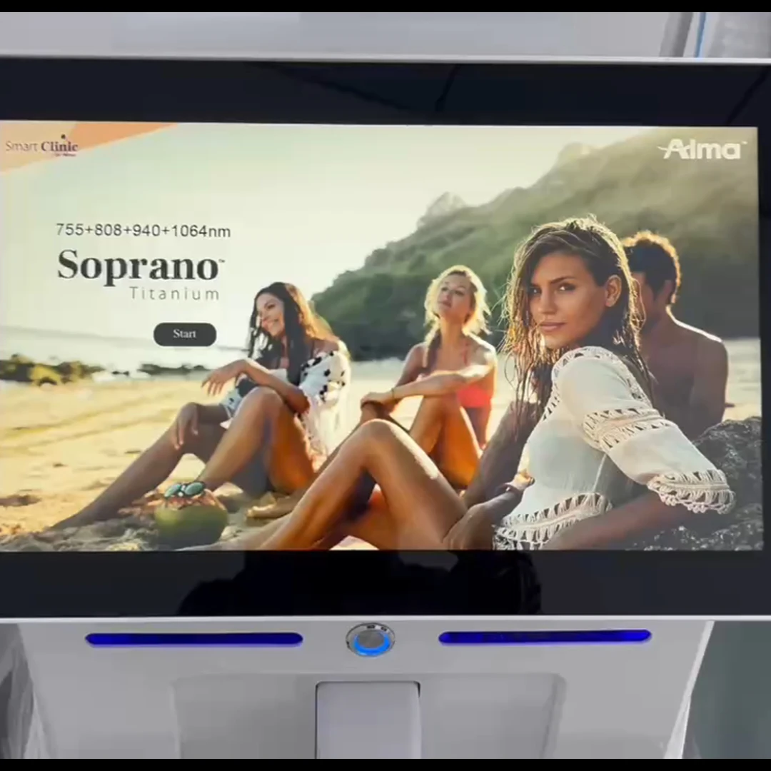 

4 Wavelengths Salon-Grade Diode Laser Hair Remover for Home Use Ice Cooling Technology Painless Permanent for All Skin Types CE