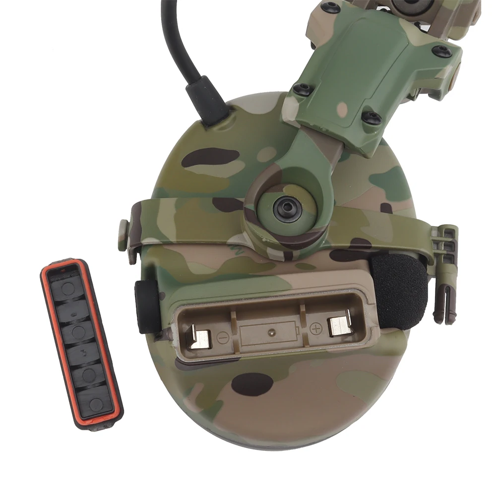 Écouteurs de casque tactique de tireur actif, protection auditive électronique, écouteurs de communication militaire