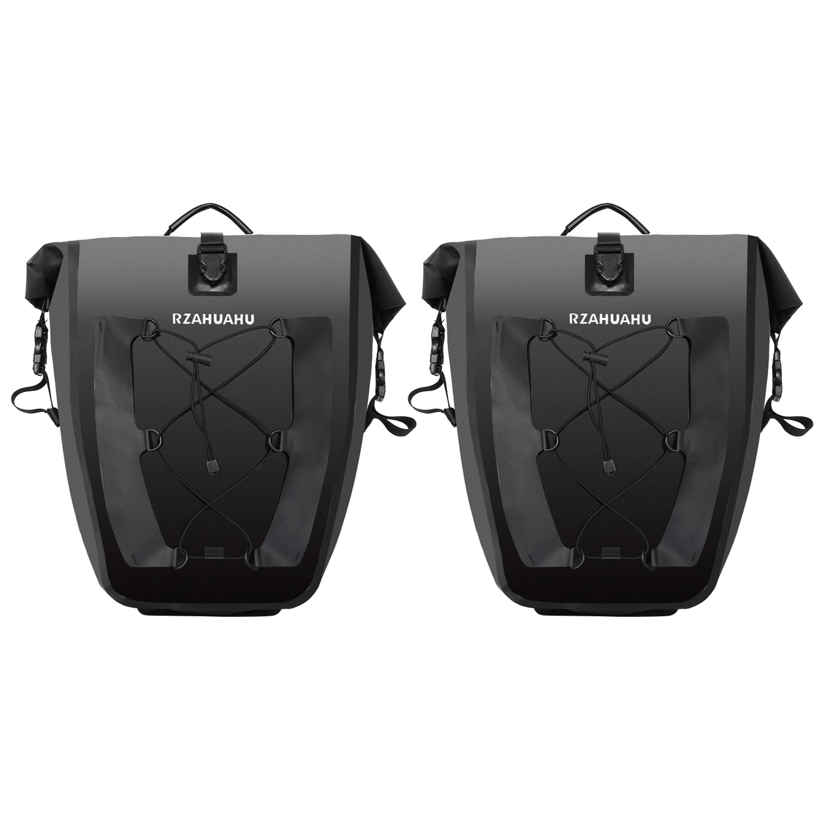 

1/2pcs Large Capacity Bicycle Side Bag Bike Panniers Waterproof Bike Rear Rack Bag for Cycling Traveling Touring Saddle Bag