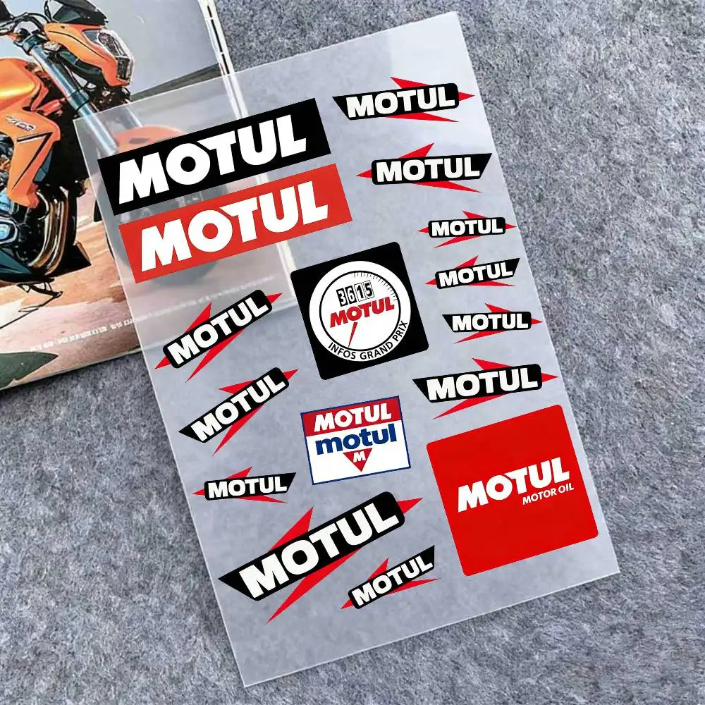 

Водонепроницаемые светоотражающие наклейки MOTUL для мотоциклов, легко снимаемые, для мотоциклов и автомобилей
