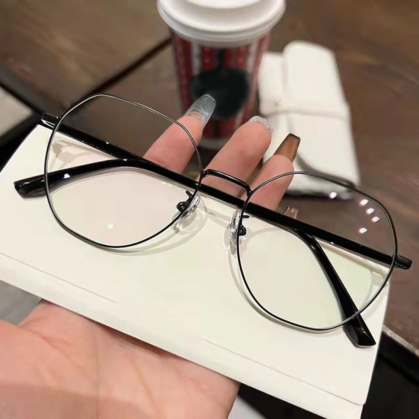 Ultra-light Larg Myopia Glasses Lightweight Optical Spectacle Versatile Eyewear for Friend Family Lover Gift