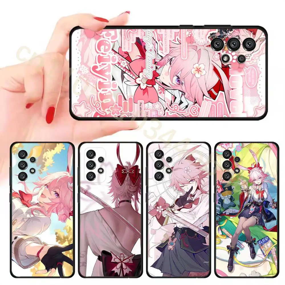 

Honkai Star Rail Evanescia Phone Case For Samsung Galaxy A13,21s,22,31,32,52,53,71,80,A91 Soft Black Cover