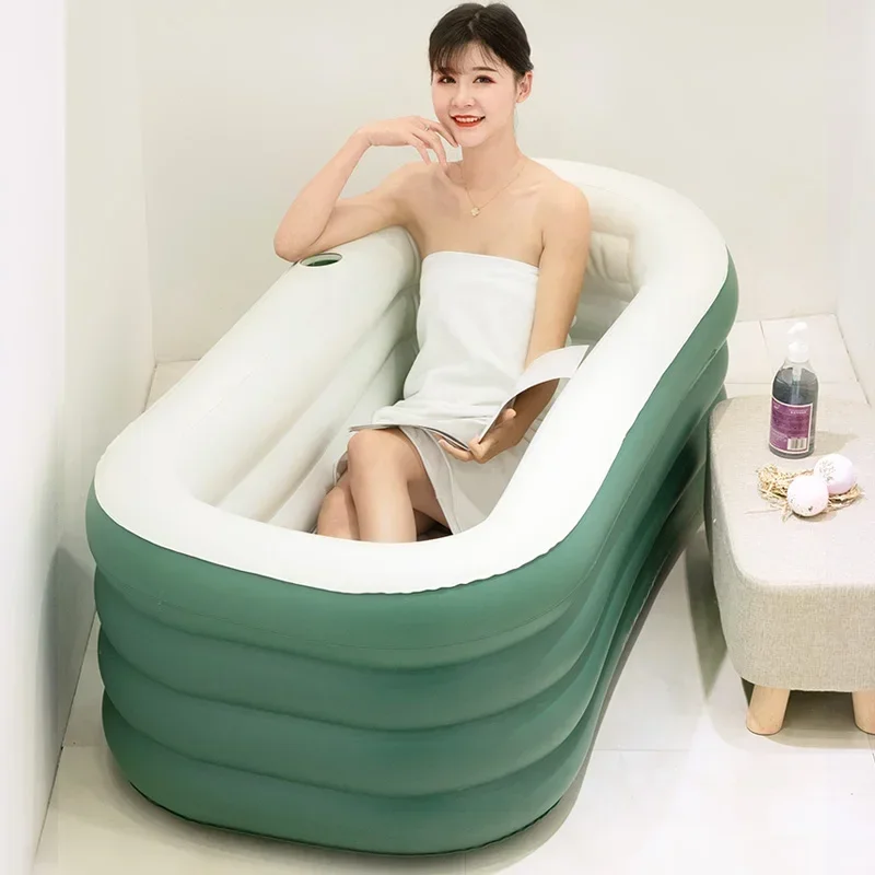 Inflatable Bath Plastic Bathtubs for Adult Freestanding Bathtub Inflatable Bath Banheira Dobravel Household Opblaasbaar Bad