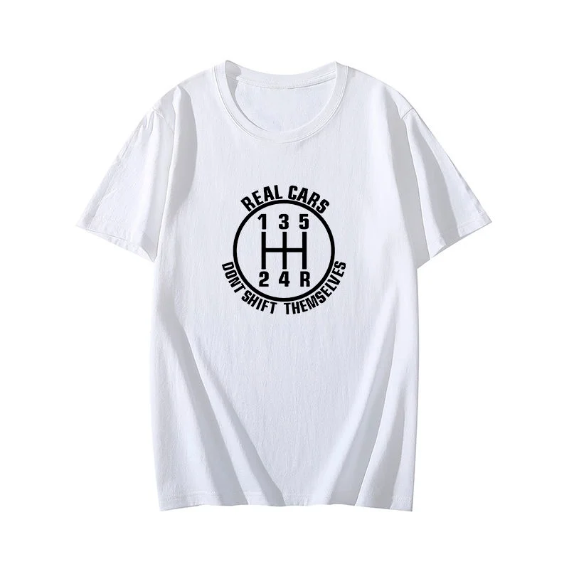

REAL CARS Fun Pattern 3D Printed Breathable Quick Drying Loose Comfortable Daily Casual Street Round Neck Short Sleeve T-shirt
