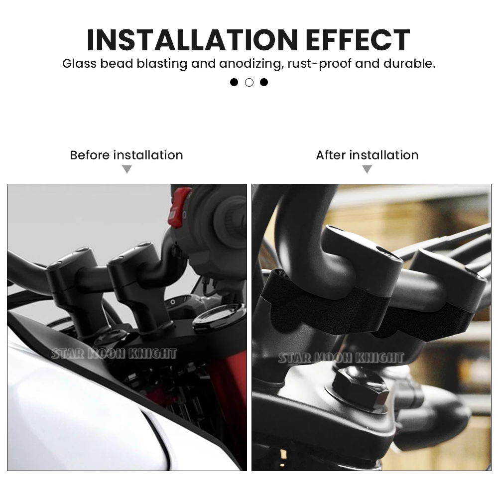 For Honda CB750 CB 750 Hornet 2023 2024 Accessories Motorcycle CNC Aluminum Handlebar Riser Heightening Clamp Mount